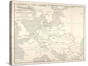 Changing the Map of Europe, Tthe Financial Times Competition, London, 1914-null-Stretched Canvas