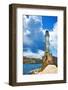 Chania Crete (Greece) - Dramatic Image of Light House-Maugli-l-Framed Photographic Print