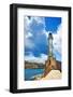 Chania Crete (Greece) - Dramatic Image of Light House-Maugli-l-Framed Photographic Print
