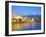 Chania Waterfront and Mountains in Background, Chania, Crete, Greece, Europe-Marco Simoni-Framed Photographic Print