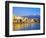 Chania Waterfront and Mountains in Background, Chania, Crete, Greece, Europe-Marco Simoni-Framed Photographic Print