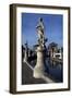 Channel Adorned with Statues, Prato Della Valle, Padua, Veneto, Italy-null-Framed Giclee Print