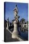 Channel Adorned with Statues, Prato Della Valle, Padua, Veneto, Italy-null-Stretched Canvas