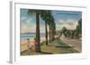 Channel Drive, Montecito, Santa Barbara-null-Framed Art Print