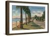 Channel Drive, Montecito, Santa Barbara-null-Framed Art Print