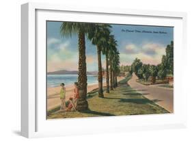 Channel Drive, Montecito, Santa Barbara-null-Framed Art Print