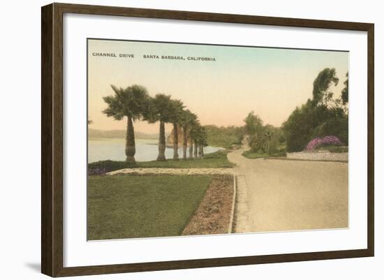 Channel Drive-null-Framed Art Print