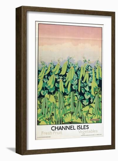 Channel Isles - Fresh Fruit, Vegetables, from the Series 'Some Empire Islands'-Keith Henderson-Framed Giclee Print