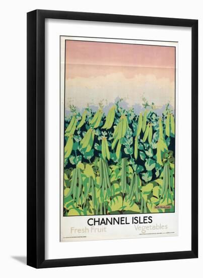 Channel Isles - Fresh Fruit, Vegetables, from the Series 'Some Empire Islands'-Keith Henderson-Framed Giclee Print