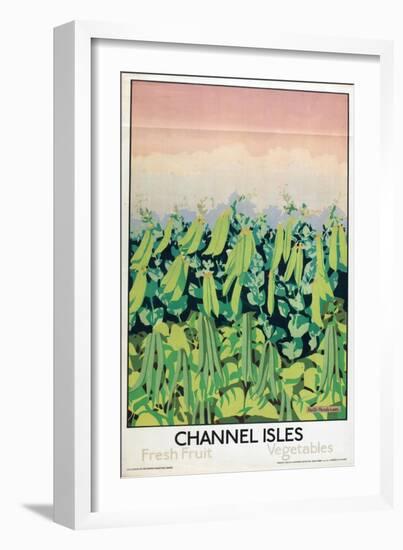 Channel Isles - Fresh Fruit, Vegetables, from the Series 'Some Empire Islands'-Keith Henderson-Framed Giclee Print