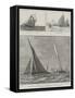 Channel Match of the New Thames Yacht Club, Southend to Harwich, Starting from Southend Pier-null-Framed Stretched Canvas