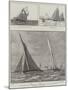 Channel Match of the New Thames Yacht Club, Southend to Harwich, Starting from Southend Pier-null-Mounted Giclee Print