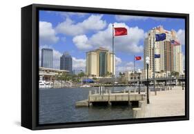 Channelside Hotels, Tampa, Florida, United States of America, North America-Richard Cummins-Framed Stretched Canvas