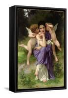 Chansons De Printemps, 1889-William Adolphe Bouguereau-Framed Stretched Canvas