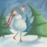 Snowmen Spinning-Chantal Candon-Giclee Print