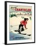 Chantecler Hotel - Sainte-Adèle Quebec, Canada - Vintage Travel Poster, 1950s-Roger Couillard-Framed Art Print