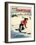 Chantecler Hotel - Sainte-Adèle Quebec, Canada - Vintage Travel Poster, 1950s-Roger Couillard-Framed Art Print