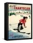 Chantecler Hotel - Sainte-Adèle Quebec, Canada - Vintage Travel Poster, 1950s-Roger Couillard-Framed Stretched Canvas