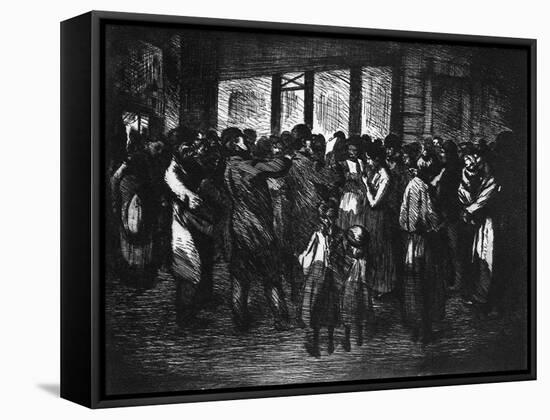 Chanteurs De Rue, C1800-1840-Theophile Steinlen-Framed Stretched Canvas