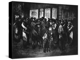 Chanteurs De Rue, C1800-1840-Theophile Steinlen-Stretched Canvas