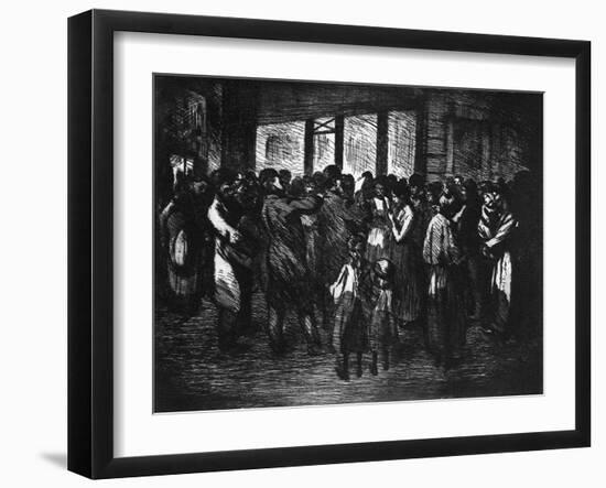 Chanteurs De Rue, C1800-1840-Theophile Steinlen-Framed Giclee Print