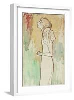 Chanteuse, C.1891-92-Edouard Vuillard-Framed Giclee Print