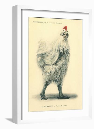 Chanticleer, Man in Chicken Suit-null-Framed Art Print