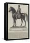 Chantrey's Statue of George Iv, Trafalgar-Square-null-Framed Stretched Canvas