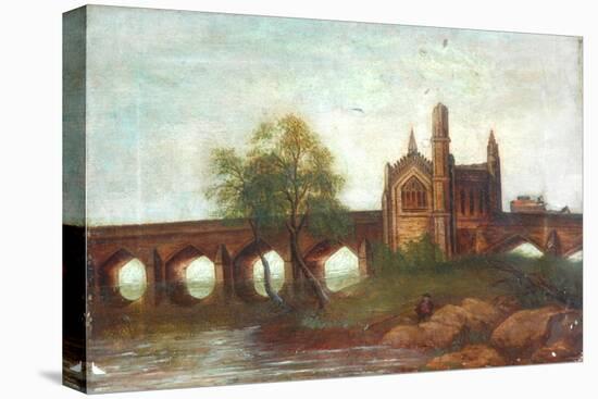 Chantry Chapel of St Mary the Virgin, Kirkgate, Wakefield, c.1850-Lizzie Ramsden-Stretched Canvas