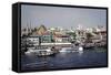 Chao Phraya River, Bangkok, Thailand, Southeast Asia, Asia-Andrew Taylor-Framed Stretched Canvas