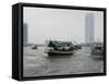 Chao Phraya River, Bangkok, Thailand, Southeast Asia-Angelo Cavalli-Framed Stretched Canvas