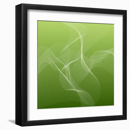 Chaos Background-AnaMarques-Framed Art Print