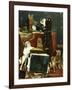 Chaos in the Studio, 1887-Charles Van Den Eycken-Framed Giclee Print