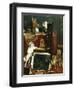 Chaos in the Studio, 1887-Charles Van Den Eycken-Framed Giclee Print