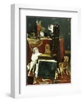 Chaos in the Studio, 1887-Charles Van Den Eycken-Framed Giclee Print