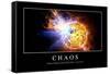 Chaos: Inspirational Quote and Motivational Poster-null-Framed Stretched Canvas