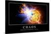 Chaos: Inspirational Quote and Motivational Poster-null-Stretched Canvas