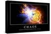 Chaos: Motivationsposter Mit Inspirierendem Zitat-null-Stretched Canvas