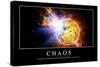 Chaos: Motivationsposter Mit Inspirierendem Zitat-null-Stretched Canvas