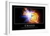 Chaos: Motivationsposter Mit Inspirierendem Zitat-null-Framed Photographic Print