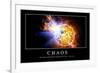 Chaos: Motivationsposter Mit Inspirierendem Zitat-null-Framed Photographic Print