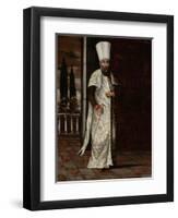 Chaous Bachi-Jean Baptiste Vanmour-Framed Art Print