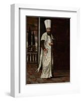 Chaous Bachi-Jean Baptiste Vanmour-Framed Art Print