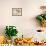 Chapatti Roti or Flat Bread, Curry Chicken, Biryani Rice, Salad, Masala Milk Tea and Papadom. India-szefei-Framed Photographic Print displayed on a wall