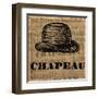 Chapeau-Lisa Ven Vertloh-Framed Art Print