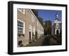 Chapel and Brick Housing Within the Courtyard of the Begijnhof (Beguinage) in Breda, Noord-Brabant,-Stuart Forster-Framed Photographic Print