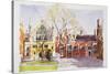 Chapel and Hall, Lincoln's Inn-Annabel Wilson-Stretched Canvas