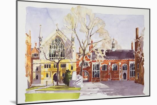 Chapel and Hall, Lincoln's Inn-Annabel Wilson-Mounted Giclee Print
