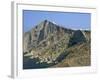 Chapel and Khora, Main Village Perched on Edge of Cliffs, Folegandros, Cyclades, Greece-Richard Ashworth-Framed Photographic Print