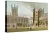 Chapel and Library, Magdalen College - Oxford-English School-Stretched Canvas